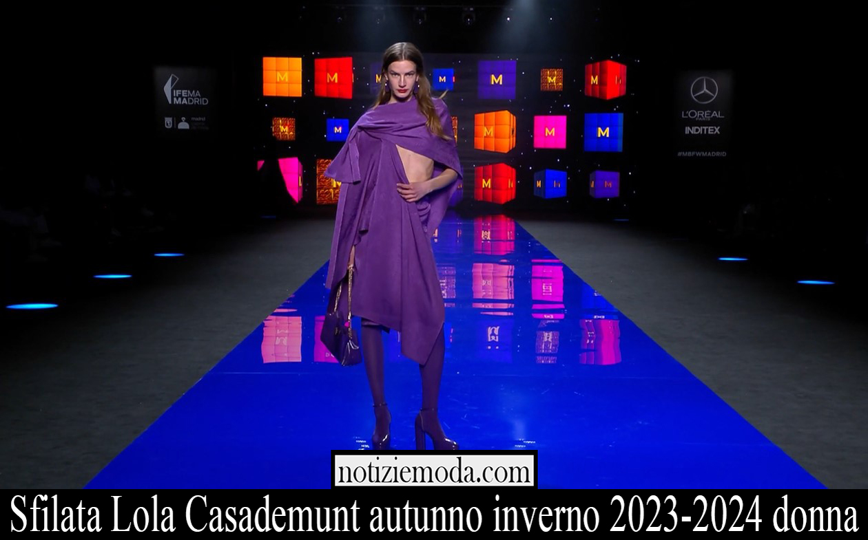 Sfilata Lola Casademunt autunno inverno 2023 2024 donna