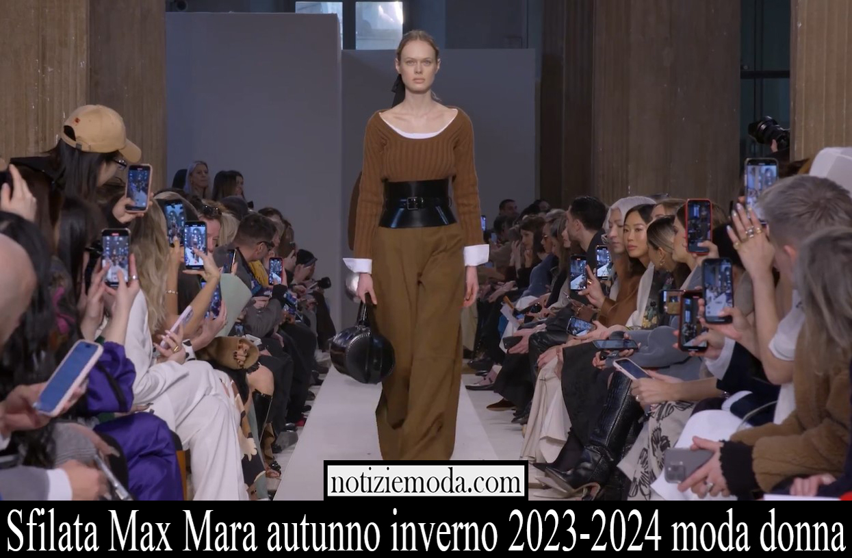 Sfilata Max Mara autunno inverno 2023 2024 moda donna