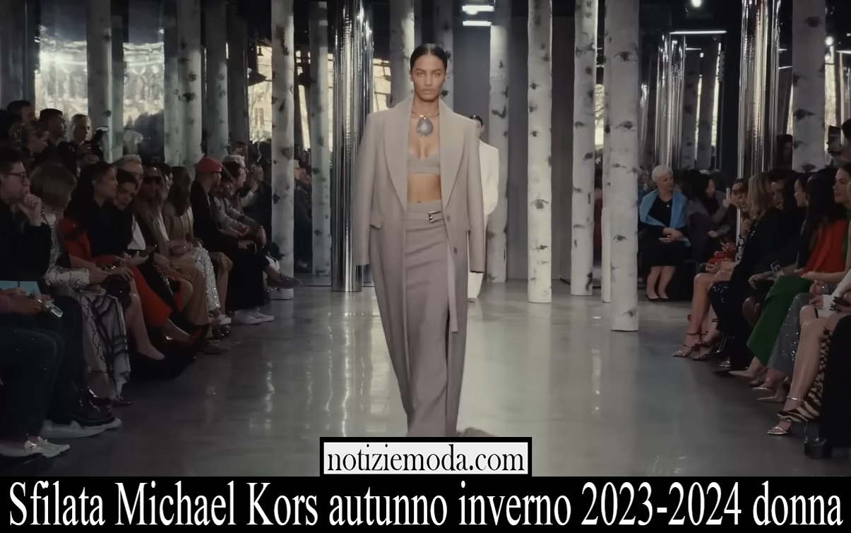 Sfilata Michael Kors autunno inverno 2023 2024 donna