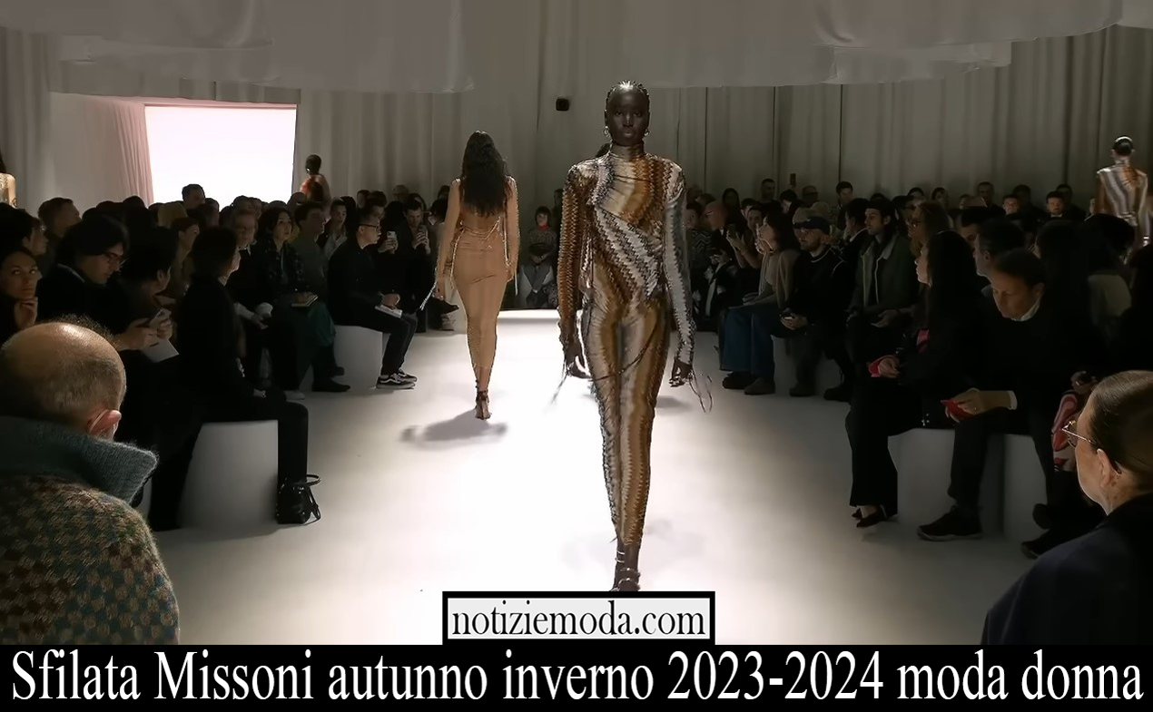 Sfilata Missoni autunno inverno 2023 2024 moda donna
