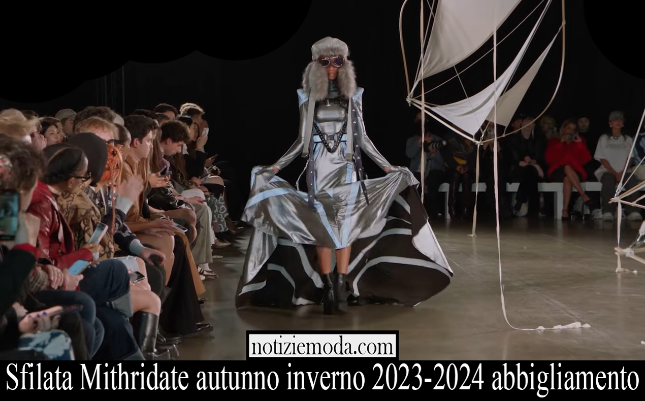 Sfilata Mithridate autunno inverno 2023 2024 abbigliamento