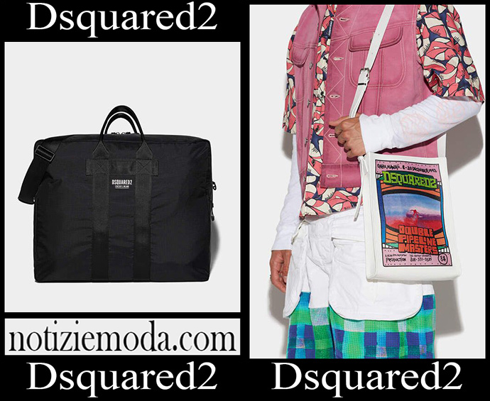 Borse Dsquared2 2023 nuovi arrivi accessori moda uomo