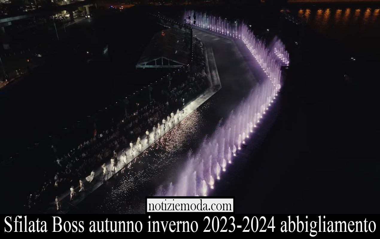 Sfilata Boss autunno inverno 2023 2024 abbigliamento