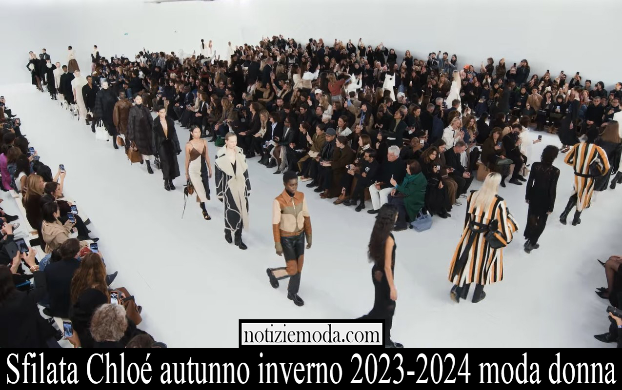 Sfilata Chloe autunno inverno 2023 2024 moda donna