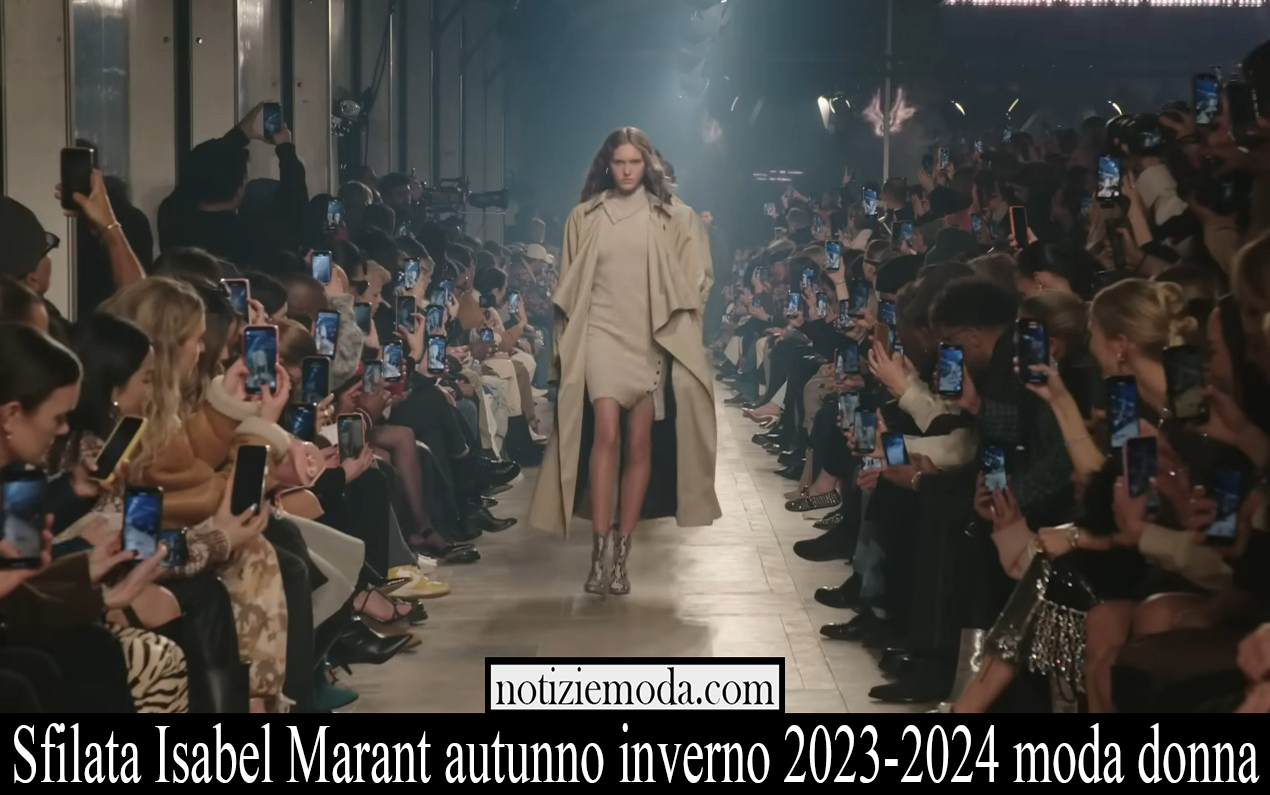 Sfilata Isabel Marant autunno inverno 2023 2024 moda donna