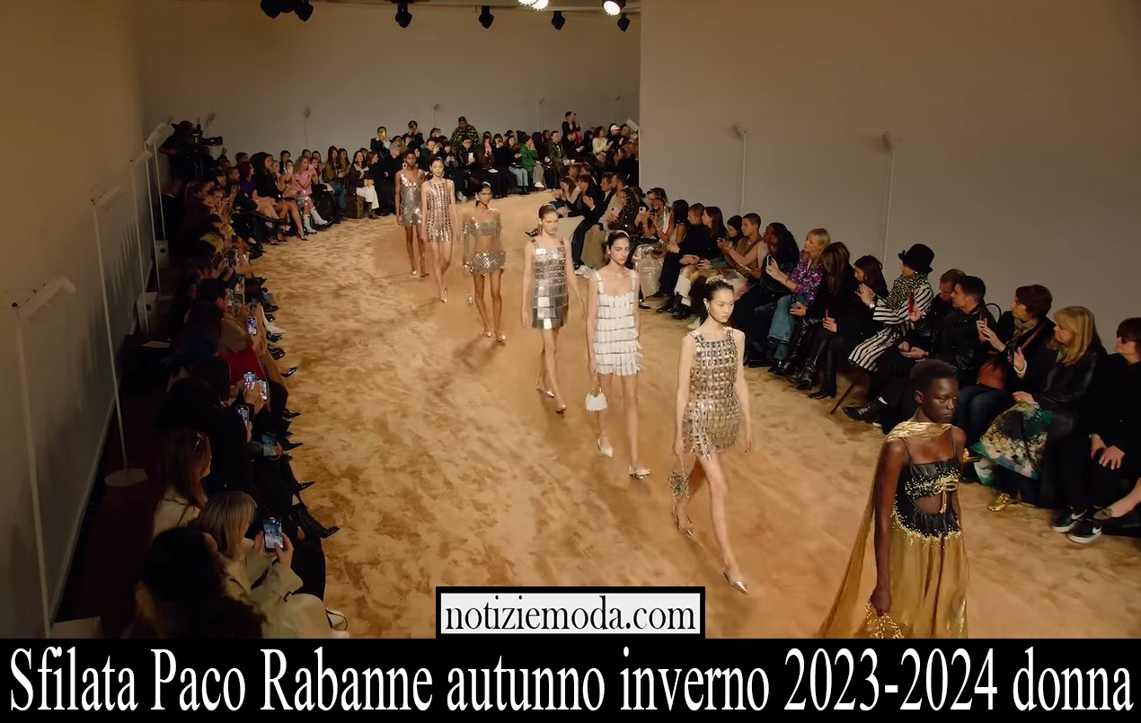 Sfilata Paco Rabanne autunno inverno 2023 2024 donna