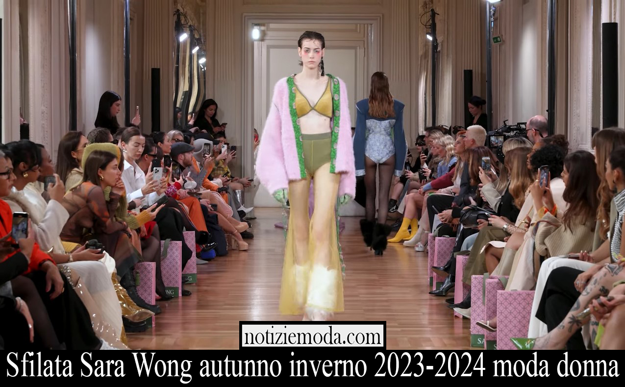 Sfilata Sara Wong autunno inverno 2023 2024 moda donna