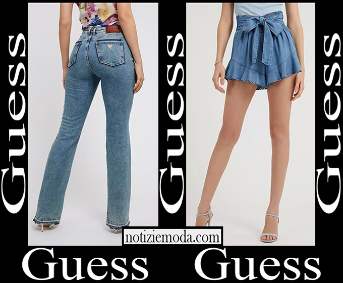 Jeans Guess 2023 nuovi arrivi abbigliamento denim donna