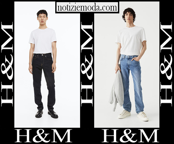 Jeans HM 2023 nuovi arrivi abbigliamento denim uomo