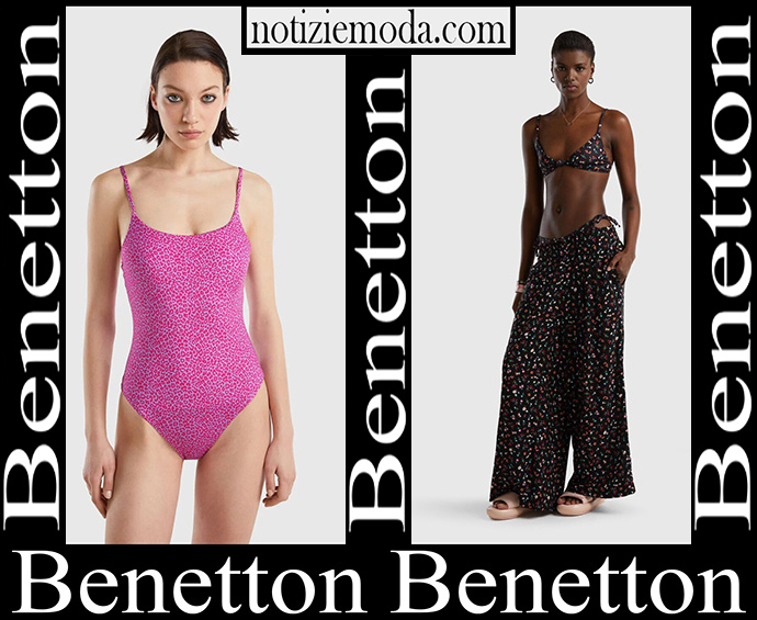 Moda mare Benetton 2023 nuovi arrivi costumi donna