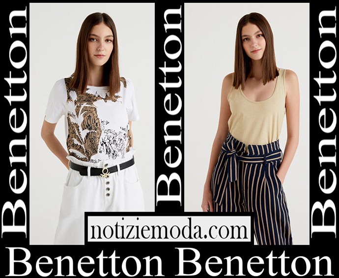 T shirts Benetton 2023 nuovi arrivi abbigliamento donna