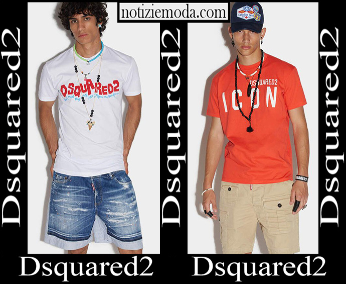 T shirts Dsquared2 2023 nuovi arrivi abbigliamento uomo