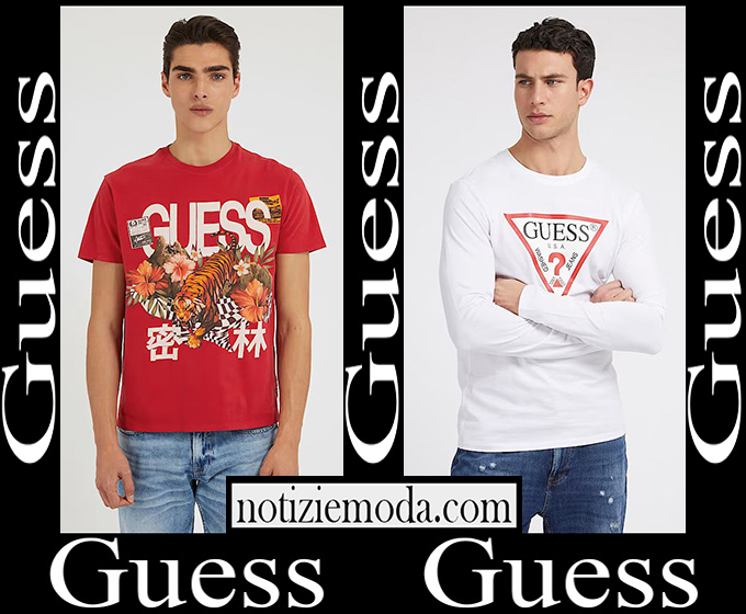 T shirts Guess 2023 nuovi arrivi abbigliamento uomo