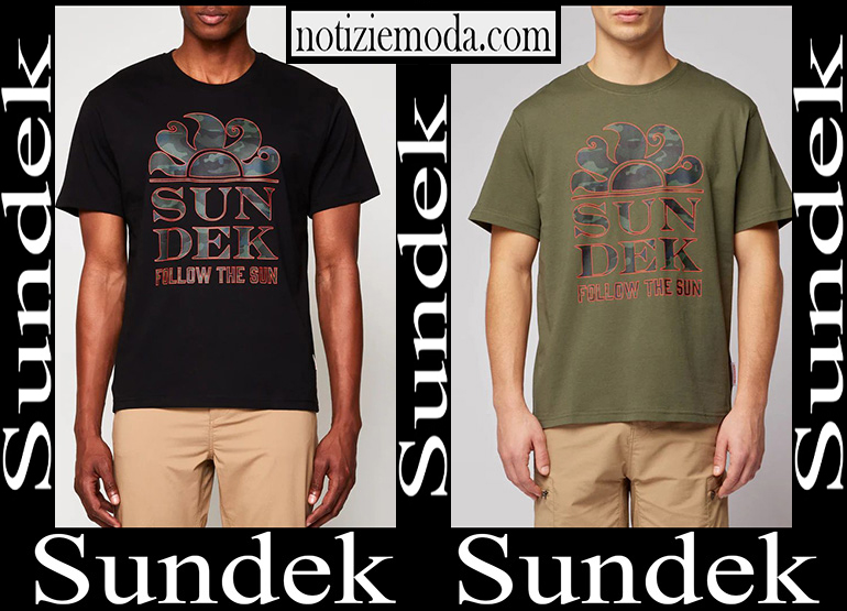 T shirts Sundek 2023 nuovi arrivi abbigliamento uomo