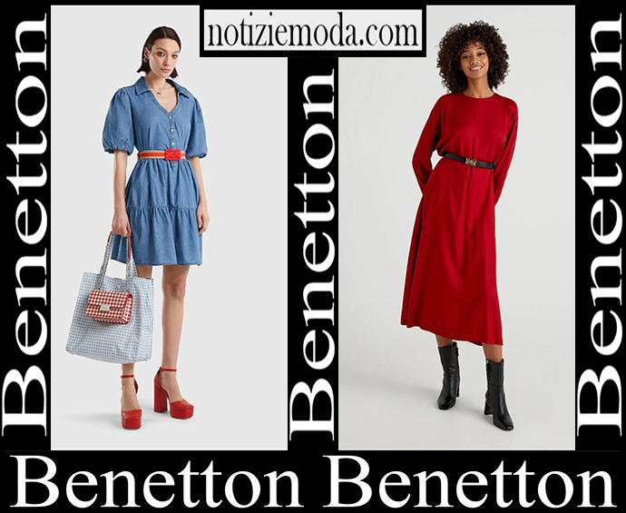 Vestiti Benetton 2023 nuovi arrivi abiti abbigliamento donna