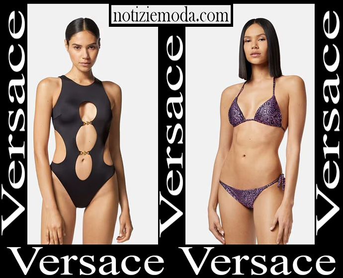 Costumi Versace 2023 nuovi arrivi bikini moda mare donna