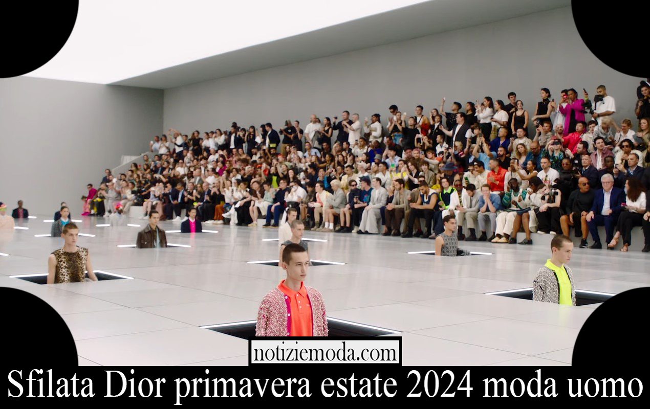 Sfilata Dior primavera estate 2024 moda uomo