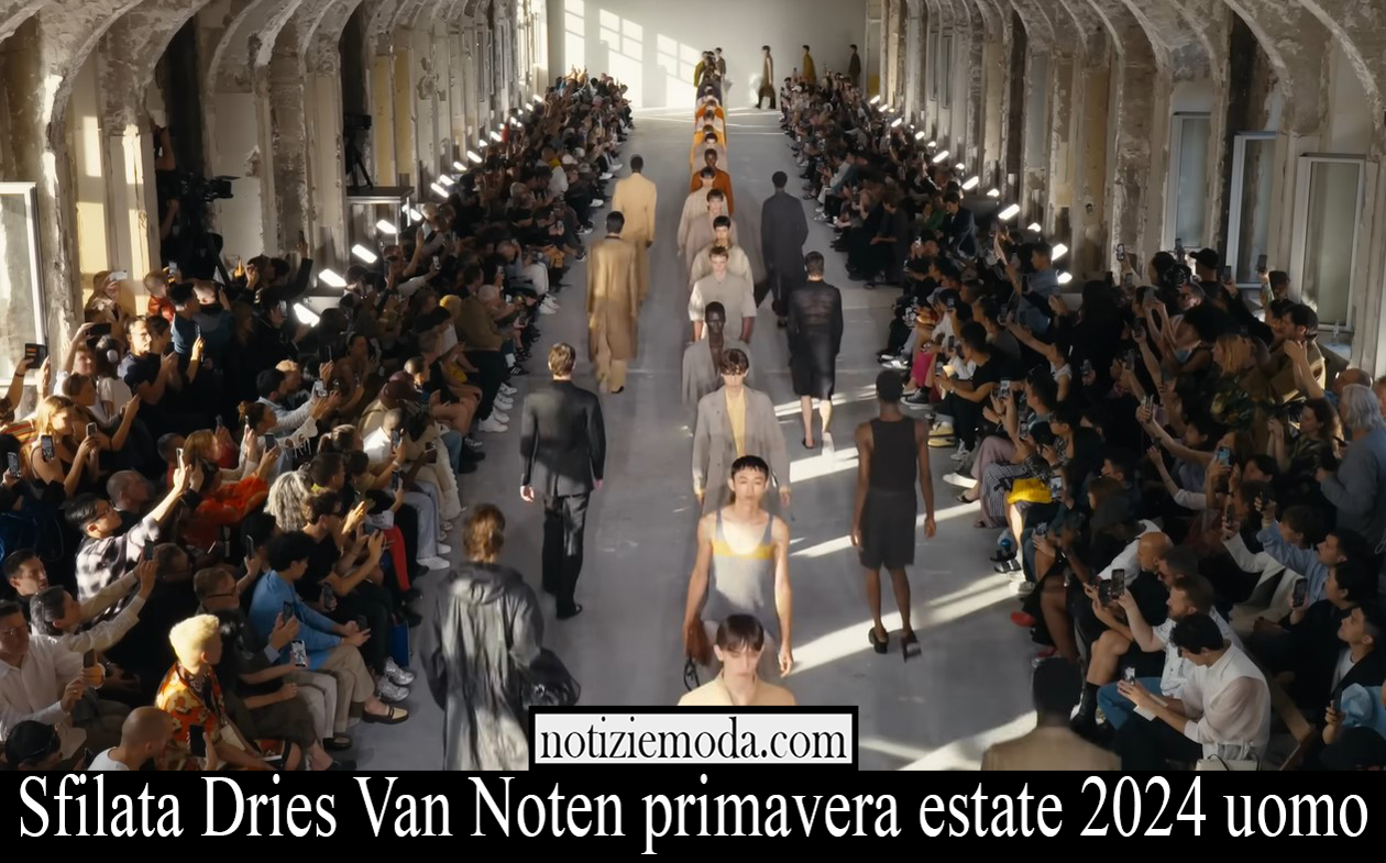 Sfilata Dries Van Noten primavera estate 2024 uomo