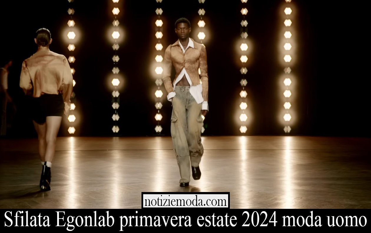 Sfilata Egonlab primavera estate 2024 moda uomo