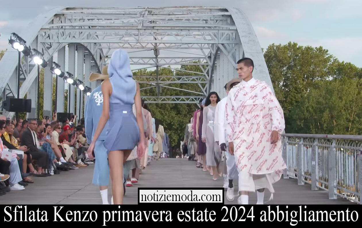 Sfilata Kenzo primavera estate 2024 abbigliamento