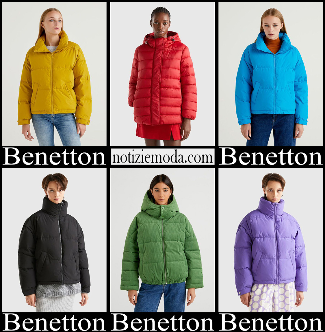 Giacche Benetton 2024 abbigliamento donna nuovi arrivi