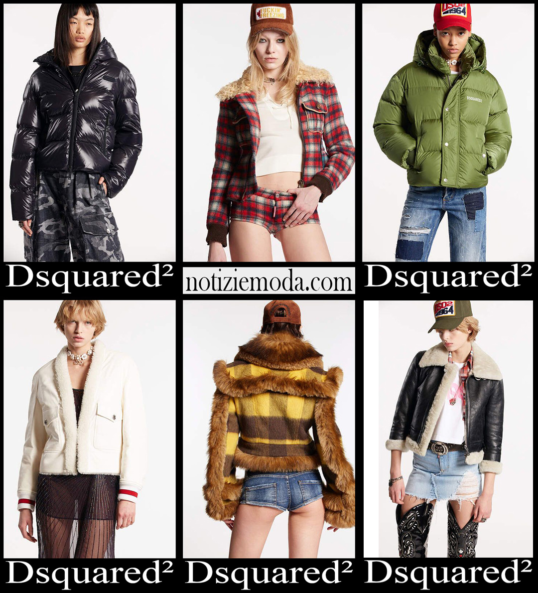 Giacche Dsquared2 2024 abbigliamento donna nuovi arrivi