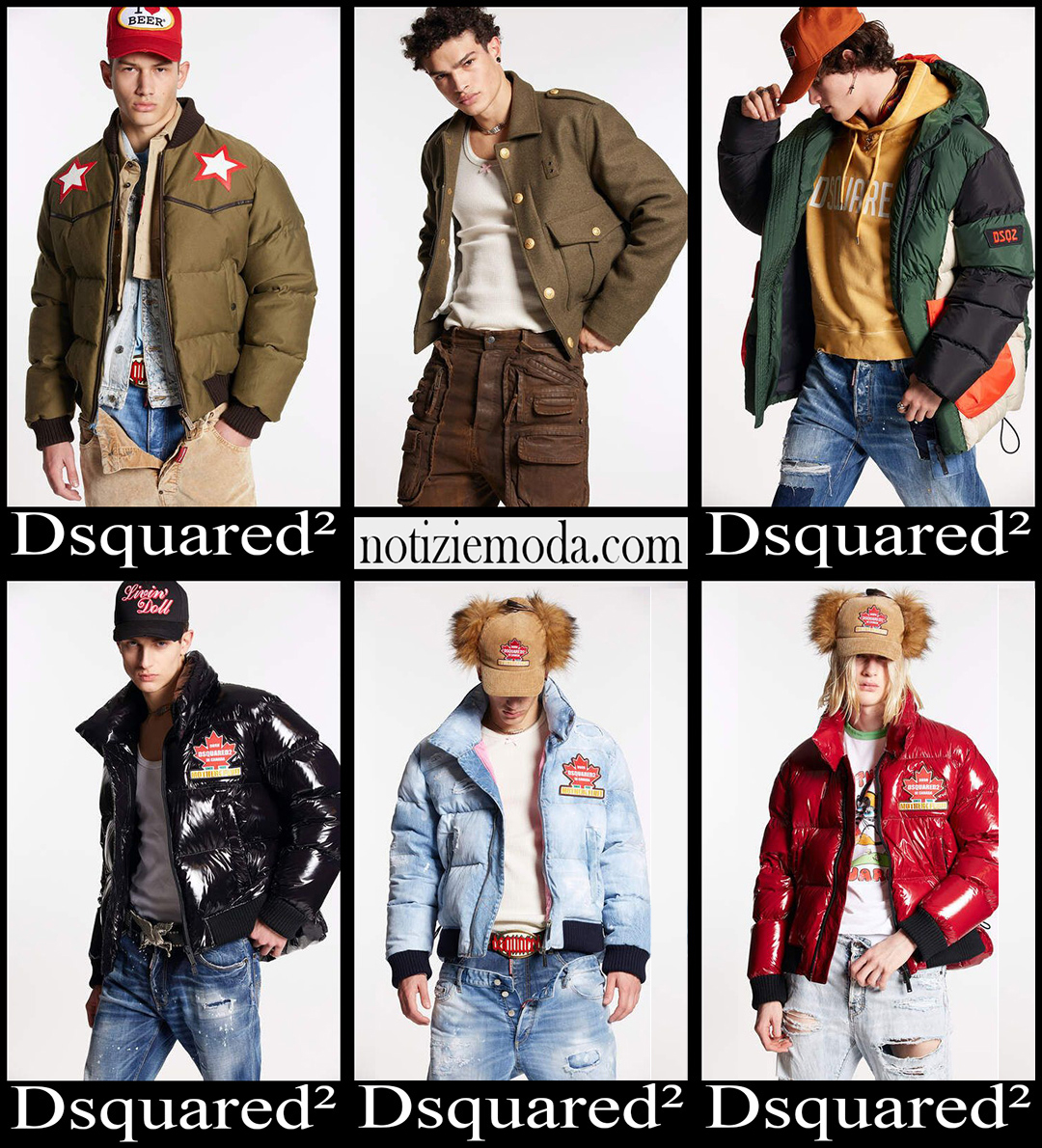 Giacche Dsquared2 2024 abbigliamento uomo nuovi arrivi