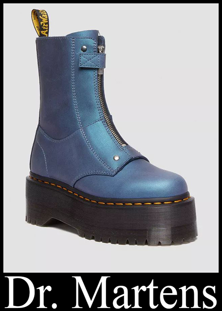 Dr. Martens Stivali Donna Sinclair FL, Pelle Liscia Buttero, Modello Bovver