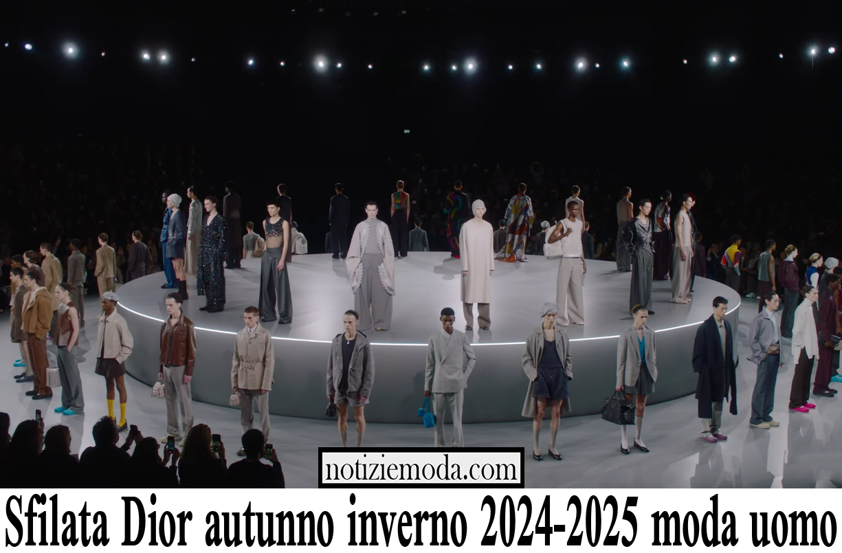 Sfilata Dior autunno inverno 2024 2025 moda uomo