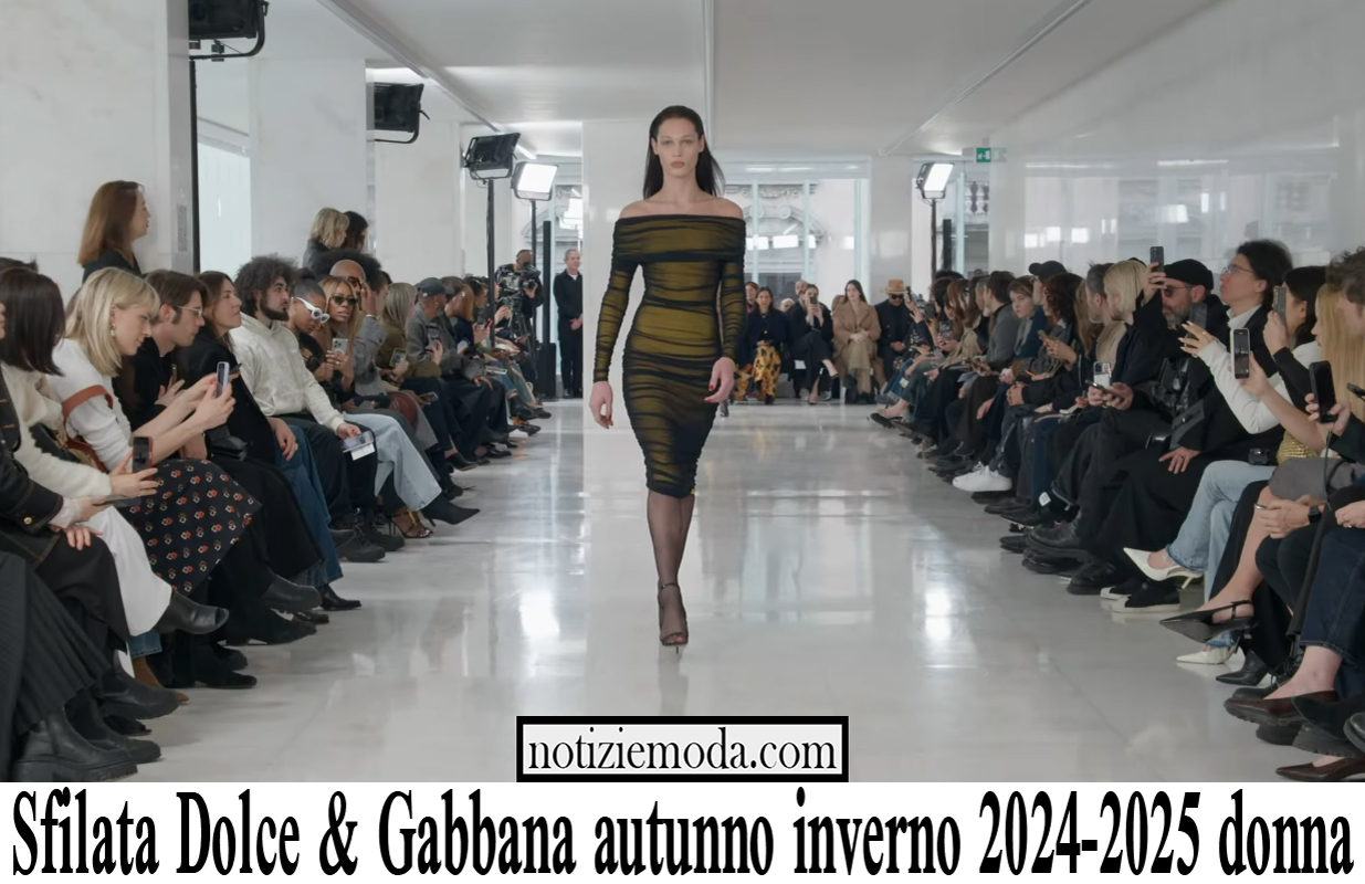Sfilata Dolce Gabbana autunno inverno 2024 2025 donna