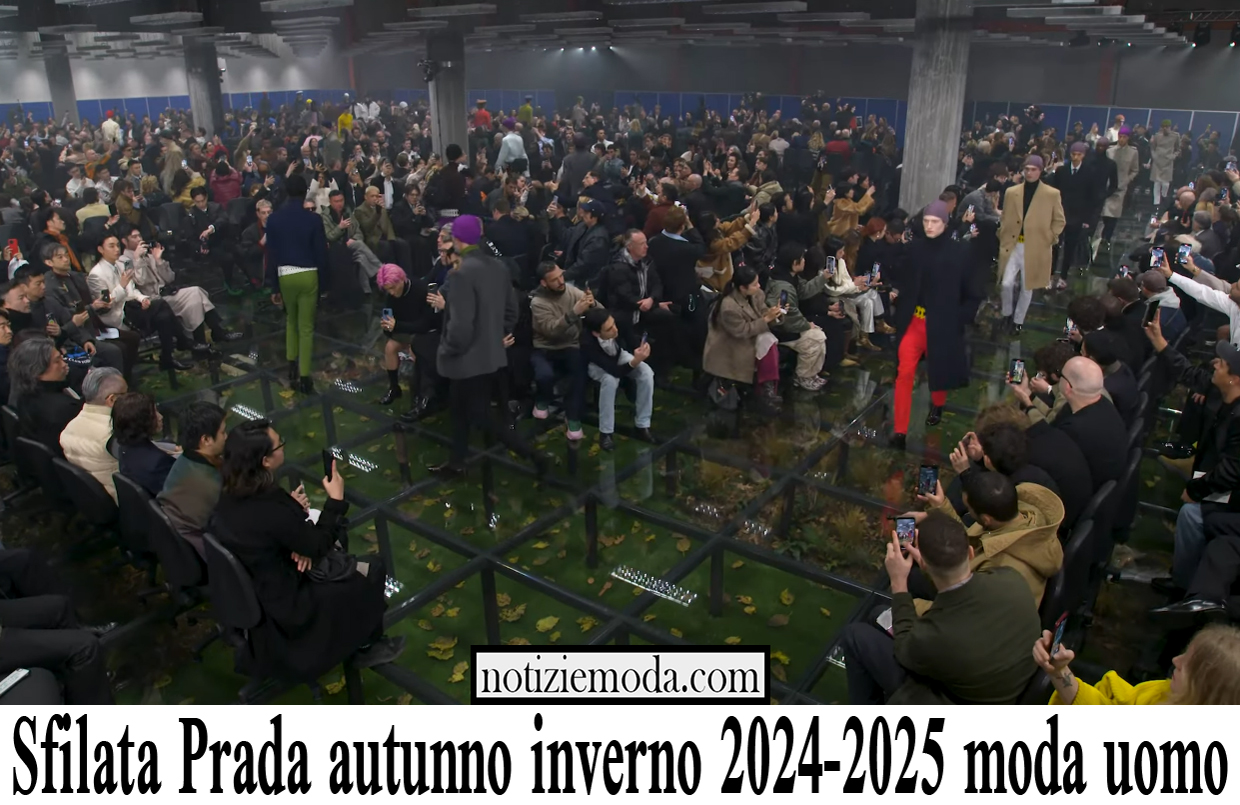 Sfilata Prada autunno inverno 2024 2025 moda uomo