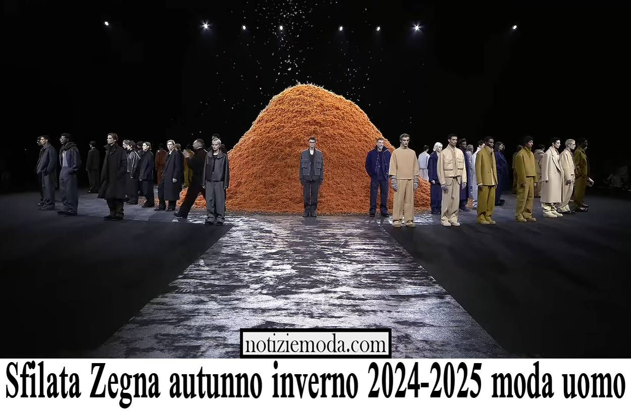 Sfilata Zegna autunno inverno 2024 2025 moda uomo